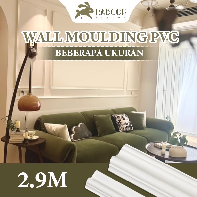 List Dividing Wallmoulding PVC Anti Air Dan Rayap Dekorasi Rumah/List Moulding / Lis Profil/List Mou
