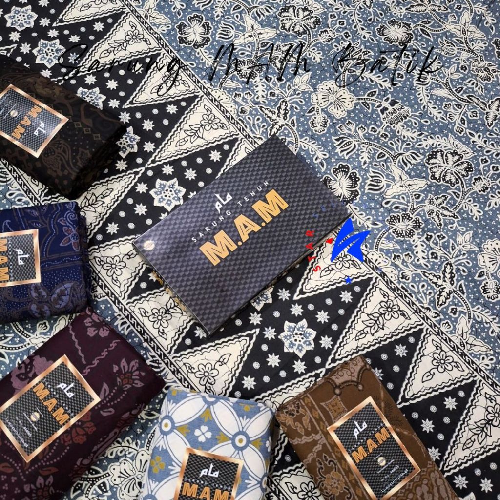 Grosir Isi 10 Pcs - Sarung Tenun MAM Motif Batik Borneo Bali by Wadimor ECER dan GROSIR SSELLER