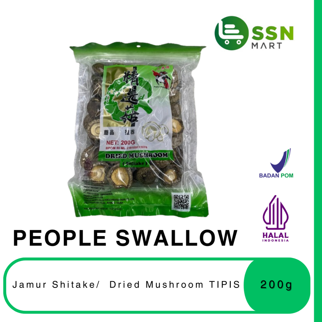 

SSNMart People Swallow 200 Dried Mushroom TIPIS 200g