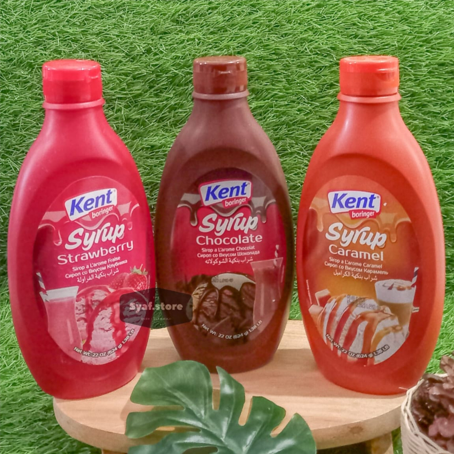 

Syrup Kent Boringer | Sirup Strawberry | Chocolate | Caramel 624 gr Halal