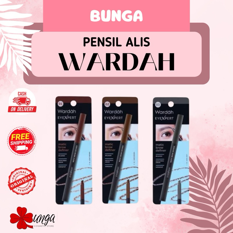 WARDAH EYEXPERT MATIC EYEBROW DEFINER PENSIL ALIS WARDAH