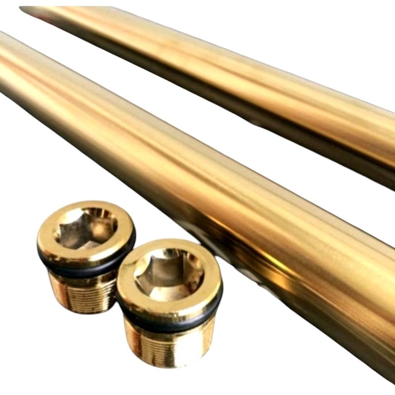 As Shock Depan RX King Gold Emas Ukuran Diameter 30 Set Sepasang