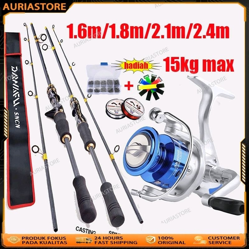 Joran Ul Ultra Light Baitcasting Dan Spinning Renlong 160 180 210 / pancing 1 set lengkap kuat / jor