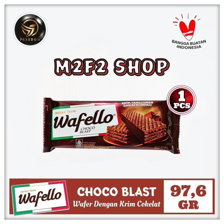 

Roma Wafer Wafello Choco Blast | Krim Cokelat - 97,6 gr (Kemasan Satuan)