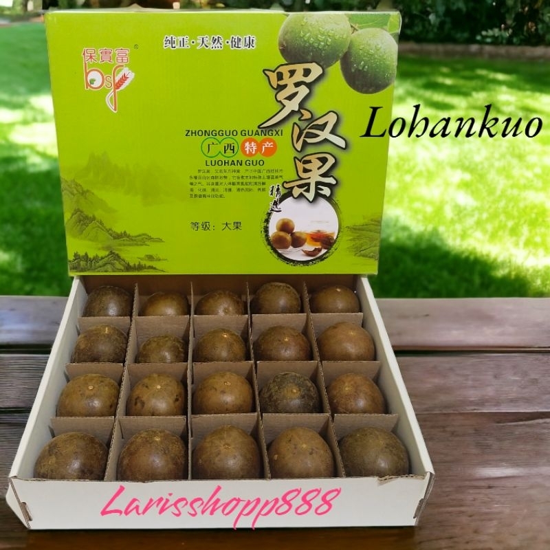 

buah lohankuo buah asli Lo Han guo buah Lo Han kuo harga 1 box isi 20biji
