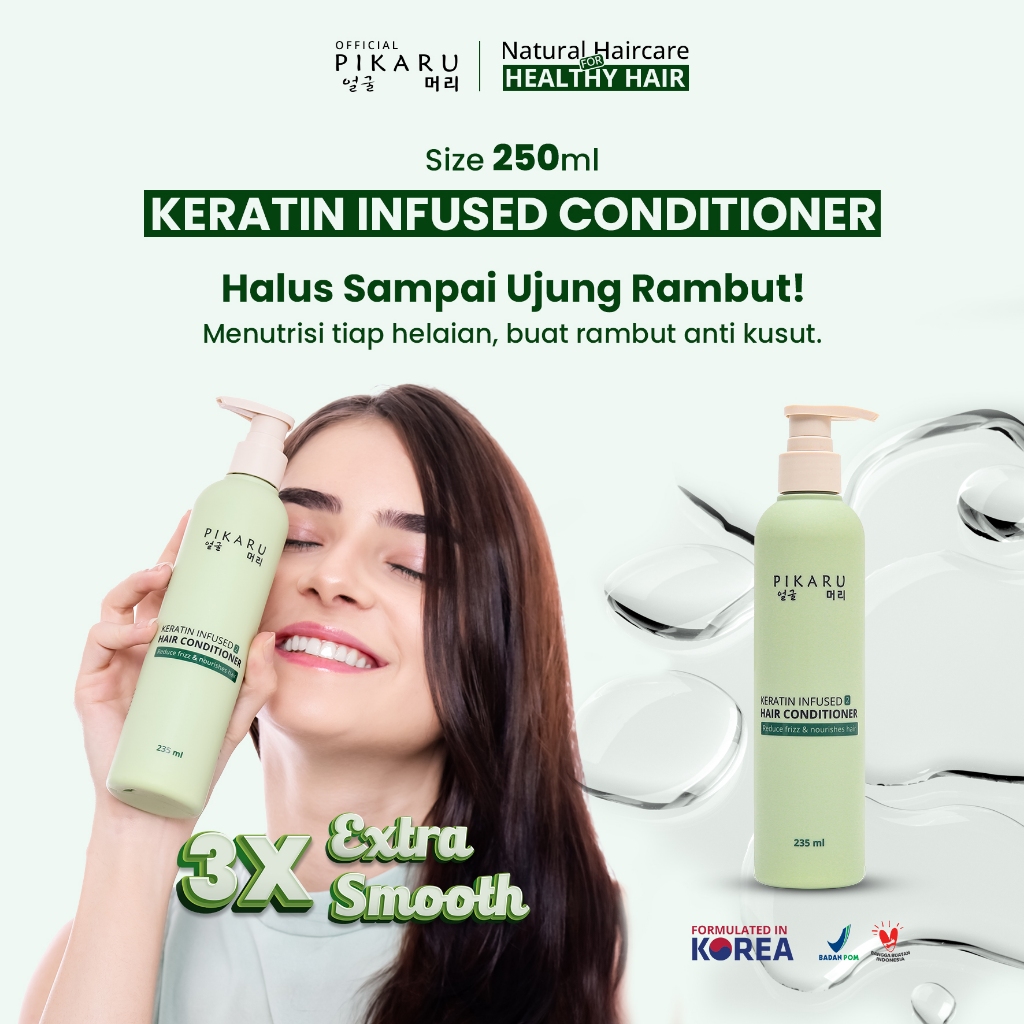 Kondisioner Rambut Keratin Perbaiki Rambut Kering dan Rusak