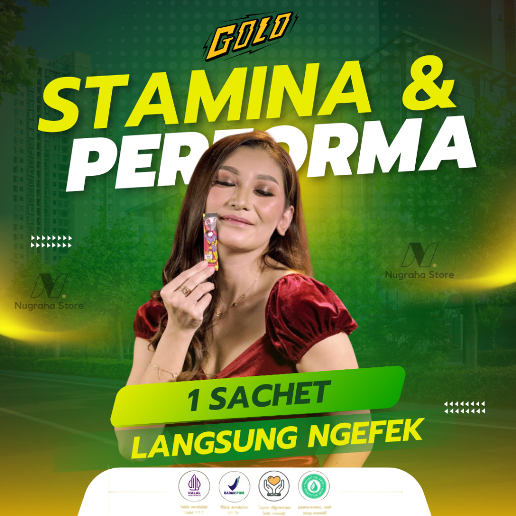 

Minuman energi GOLO GINSENG Drink Suplemen Herbal Pria Laki Laki rasa Royal Jelly Honey Sachet Box