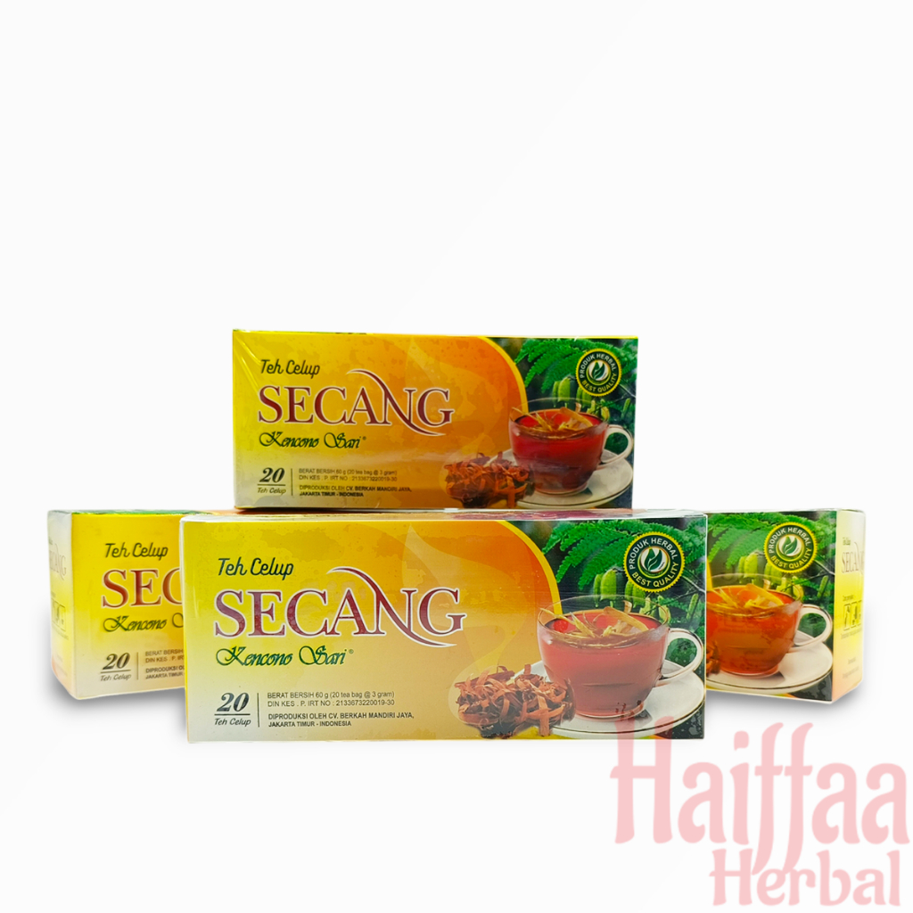 

Teh Celup Kayu Secang Kencono Sari Herbal Antioksidan Kontrol Gula Darah Alami Original