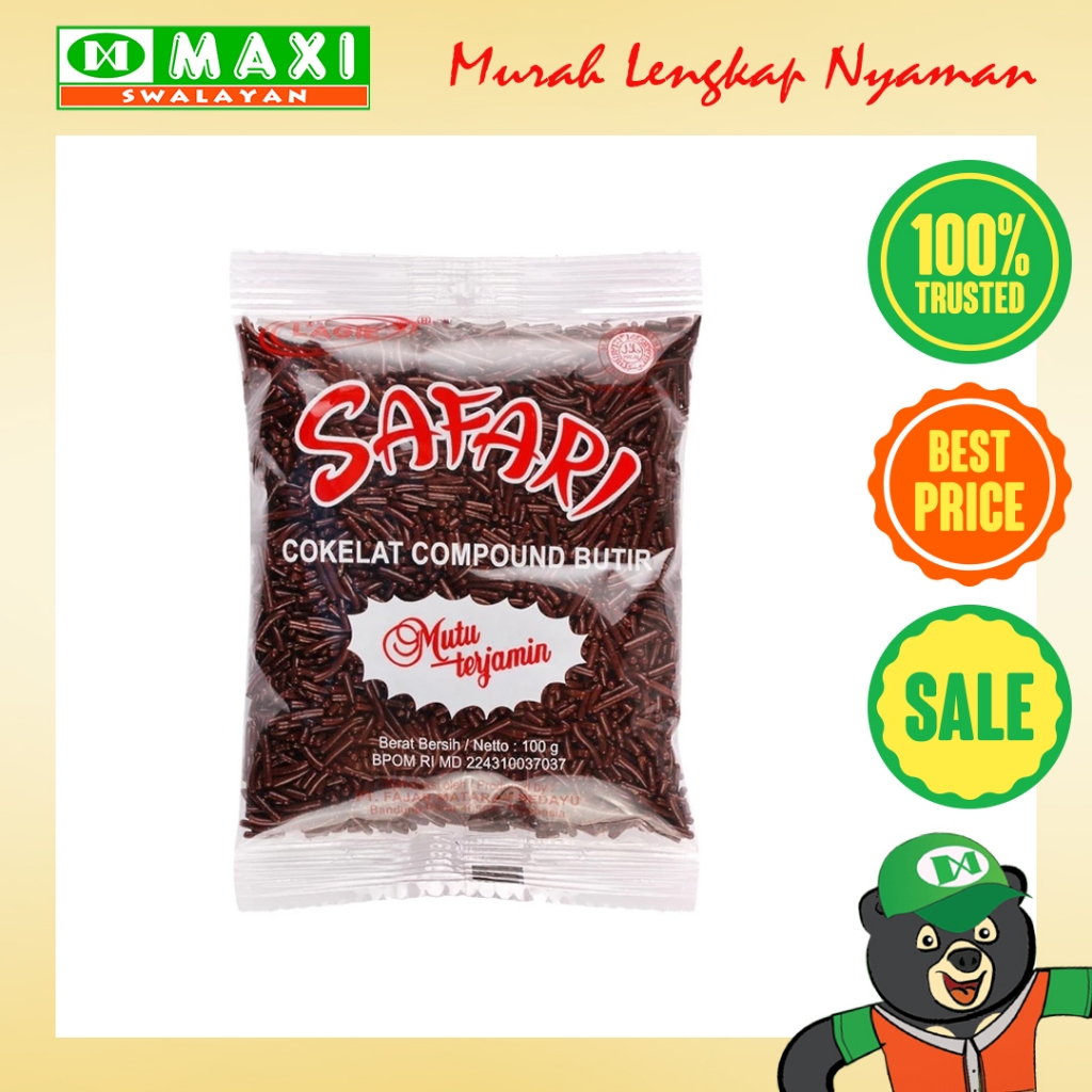 

Safari Meises Kemasan 100gr