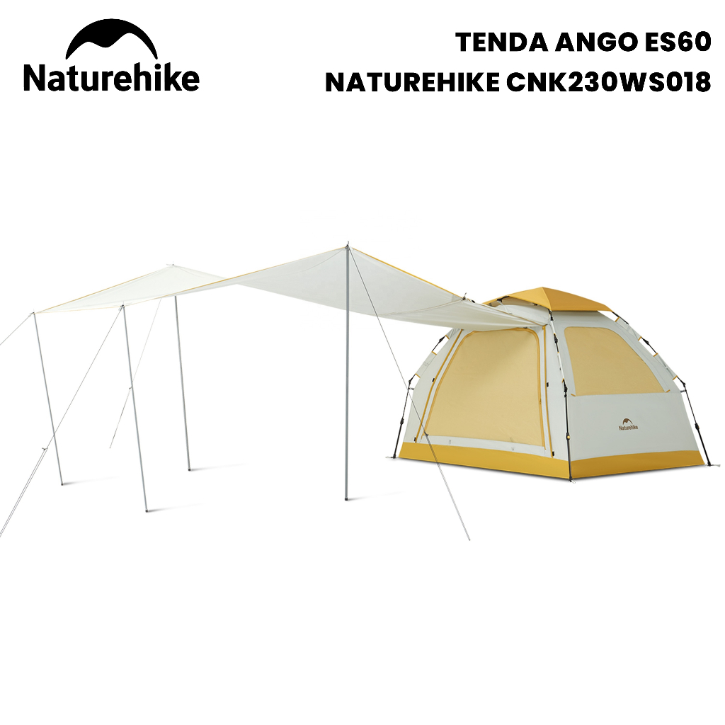 Tenda Camping Otomatis Ango ES60 Naturehike CNK230WS018 Regular Canopy Edition Pop Up Tent Automatic
