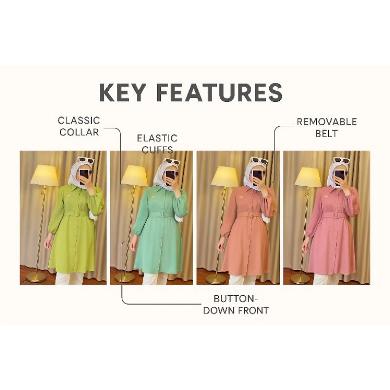 Baju Wanita Long Tunik Maxs Premium/Tunik wanita bahan maxmara premium