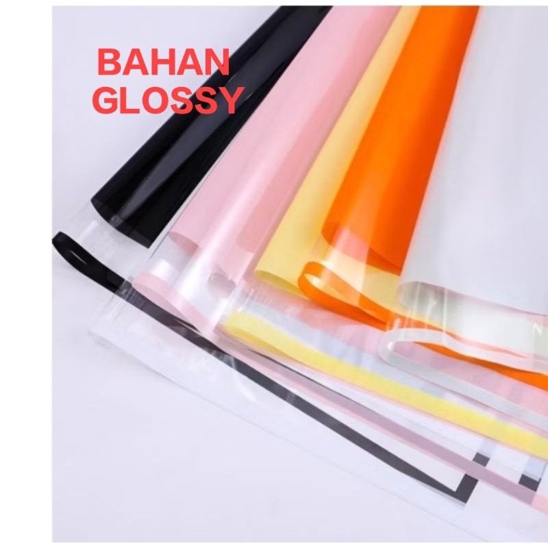 

Cellophane Polos List Transparan ColorKorean Wrapping glossy R840
