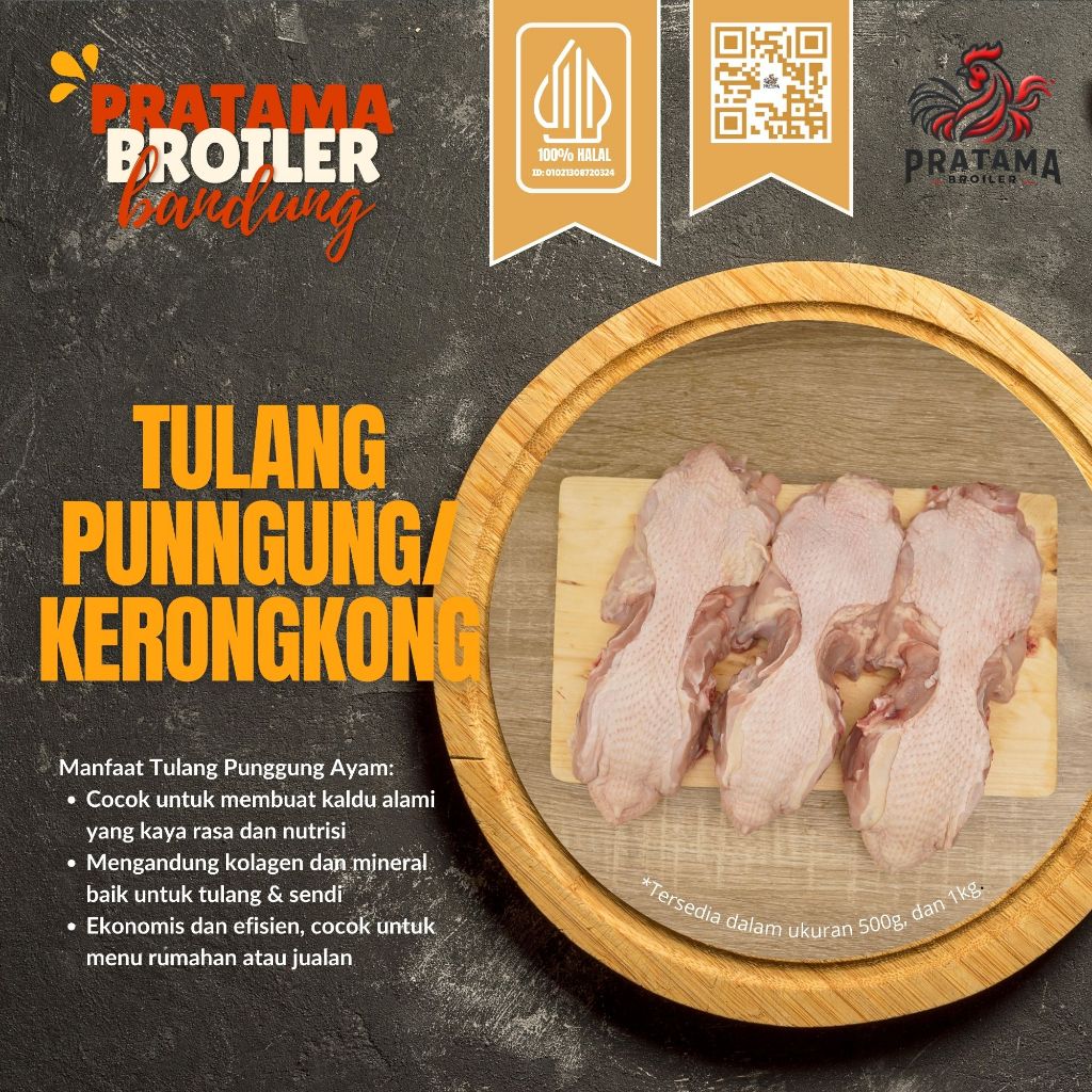 

Punggung Ayam / Kerongkongan ayam - Pratama Broiler