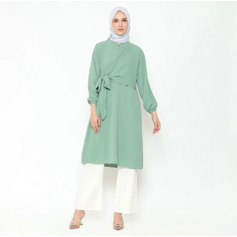 SISSY TUNIK SAGE GREEN BUSUI FRIENDLY