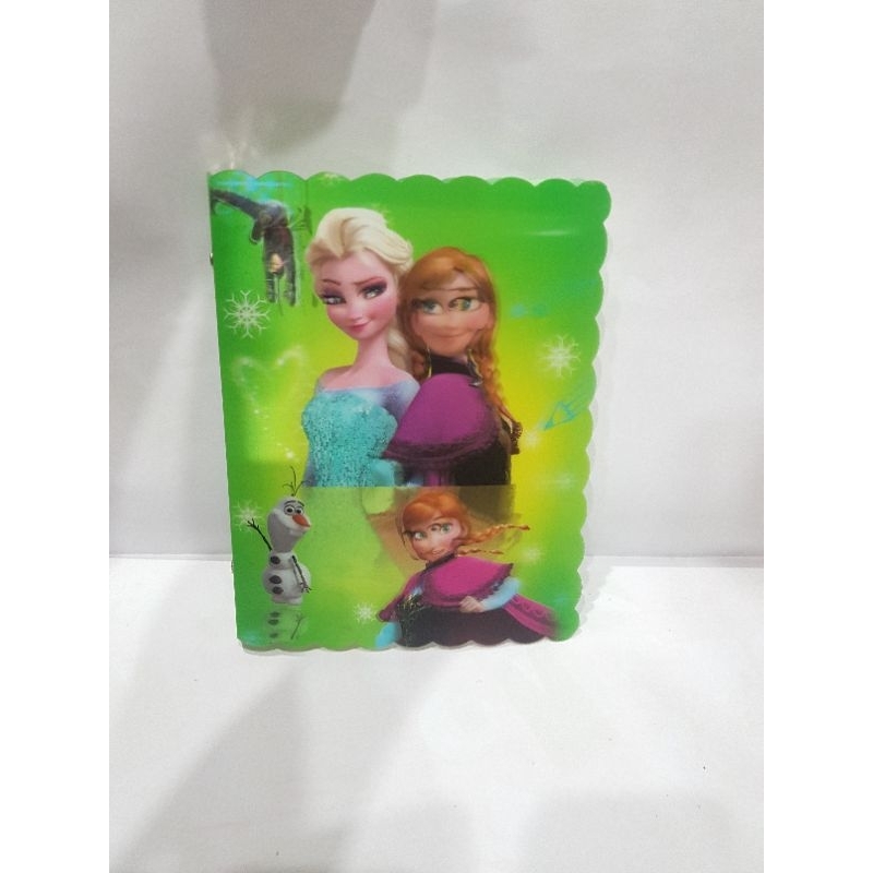 

Map Loose Leaf A5 / Binder A5 Karakter Dimensi Frozen Hijau