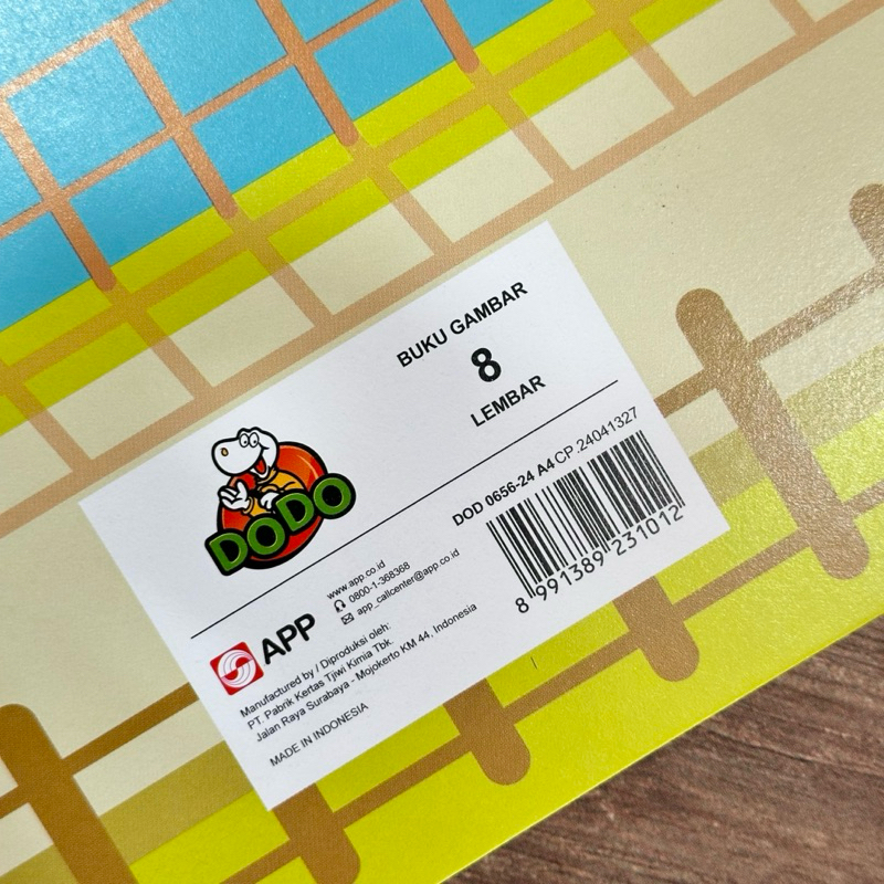 

HJK 10 PCS Buku Gambar A4 DODO isi 10 Buku Gambar