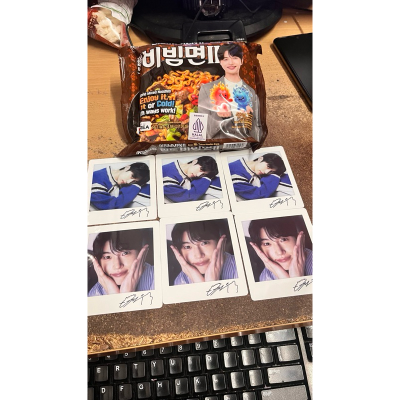 

Paldo Bibimmen X Byeon Woo Seok Pc Polaroid Official Mie Ramyun Korea Ready Ina