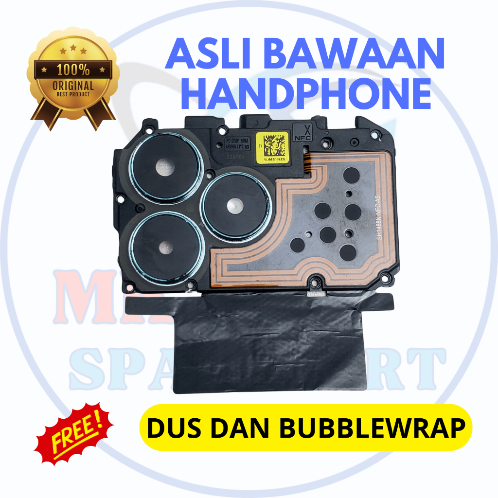 Tutup mesin plus kaca kamera hp Realme Note 50 - asli original copotan cabutan bawaan
