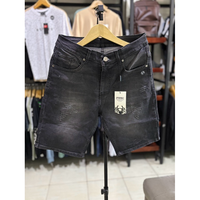 celana pendek jeans spyderbilt jumbo RK0 HH18 premium ( bisa cod dan free ongkir )