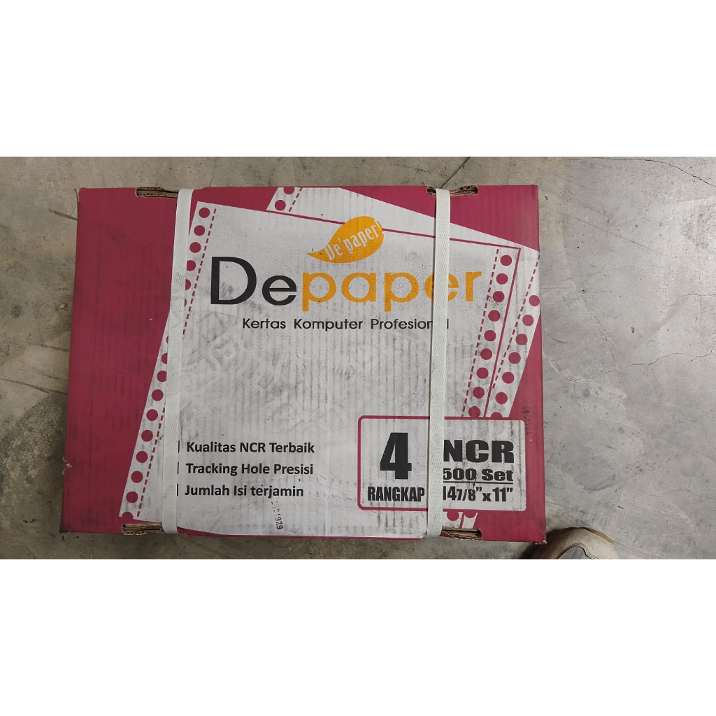 

Kertas Continuous Form Depaper 4 ply 14 7/8 x 11" ncr B4