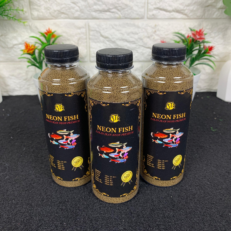 ISTARFI - PAKAN IKAN NEON PREMIUM PAKAN IKAN HIAS PELET MAKANAN IKAN FISH FOOD IKAN HIAS KECIL 150 g