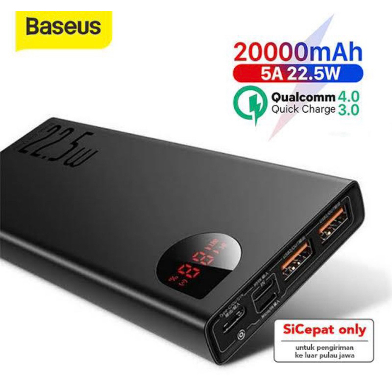 Baseus Adaman 22.5w 20.000mAh Powerbank