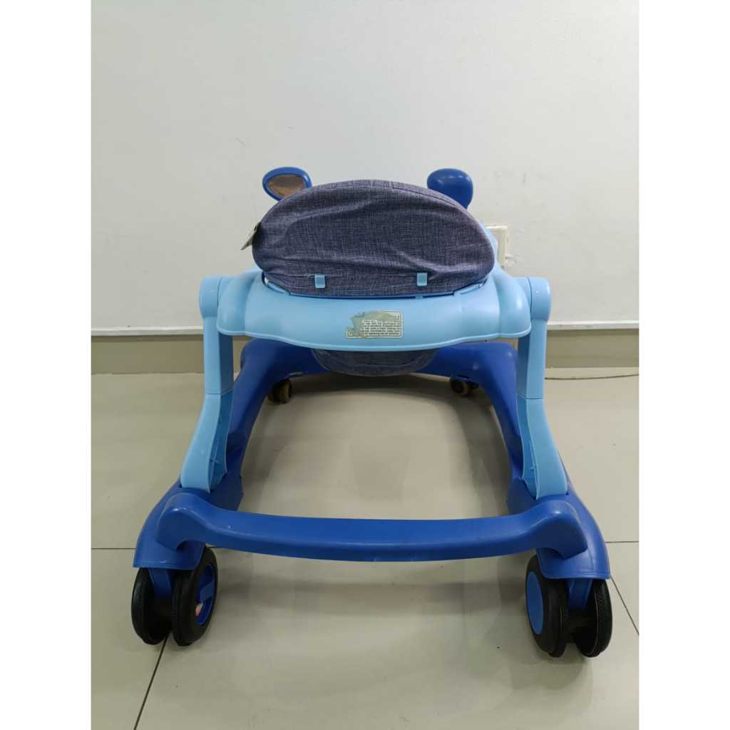 PRELOVED Jabodetabek Only - BabyDoes Racing 2 in 1 Baby Walker – Blue