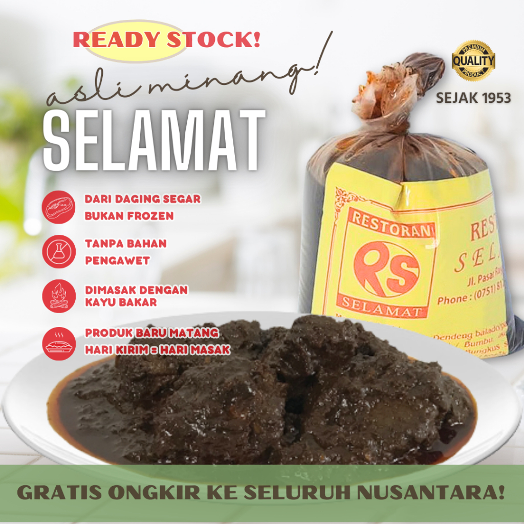

Rendang Sapi Padang Selamat