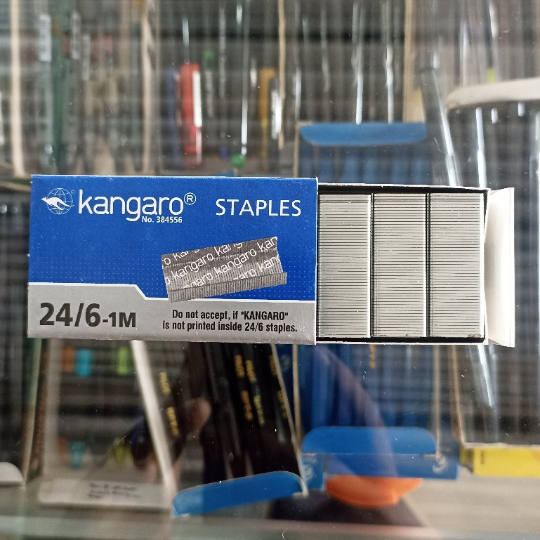 

Isi Stapler No 24/6 / Isi Staples / Isi Steples /Refill Necis/ Isi Necis Kangaro No 24/6