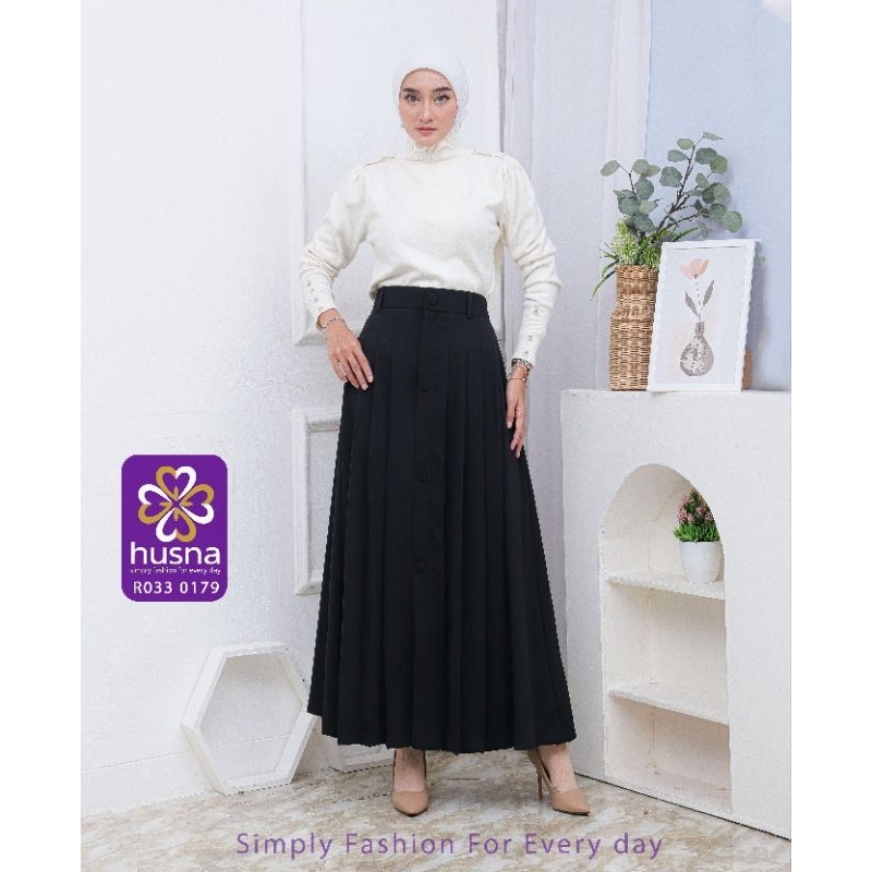 FAST DELIVERY ROK HUSNA ORIGINAL VARIAN KANCING DEPAN