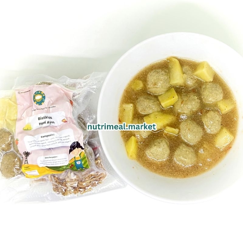 

Bistik Bola Hati Ayam isi 10 Nutrimeal