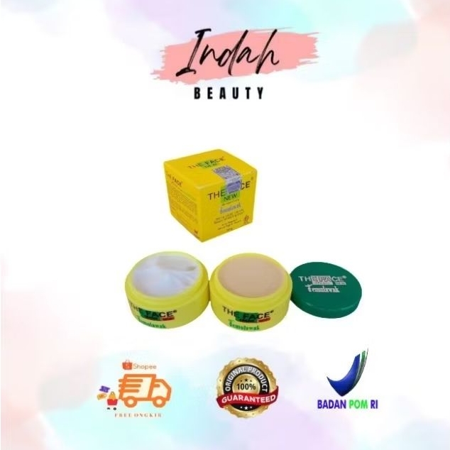 THE FACE TEMULAWAK KRIM PENCERAH UNTUK PAGI & MALAM