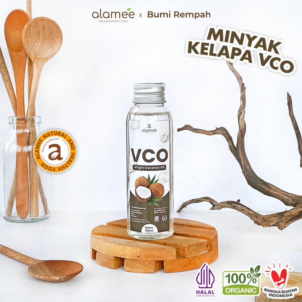 

ALAMEE Virgin Coconut Oil Minyak Kelapa Murni Extra VCO Asli Dapat Diminum Organik Masak Minum