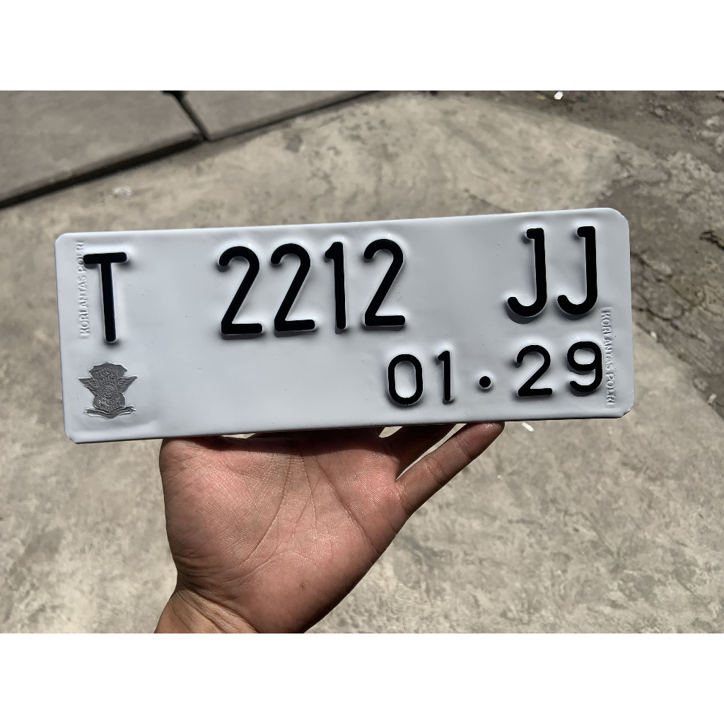 Plat nomor baut tanam motor custom plat nomor motor lipat baut tanam PNM12