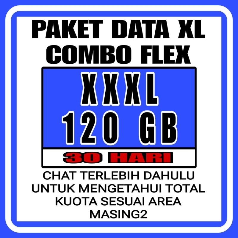 INJECT KUOTA COMBO FLEX XL XXXL 30 HARI TERMURAH