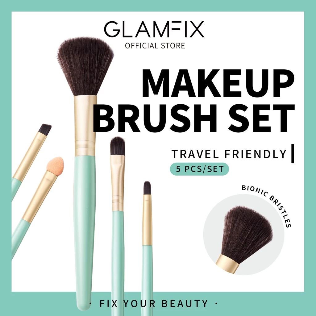 AFWA BEAUTY | GLAMFIX Excellent Brush Set Lake Blue