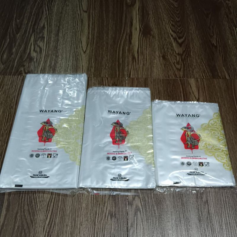 (VARIAN) Plastik PP Bening Uk 15X30/15X25/15X20/12X35/12X25/12X20/11X25X10X25/10X20/Kantong Plastik 