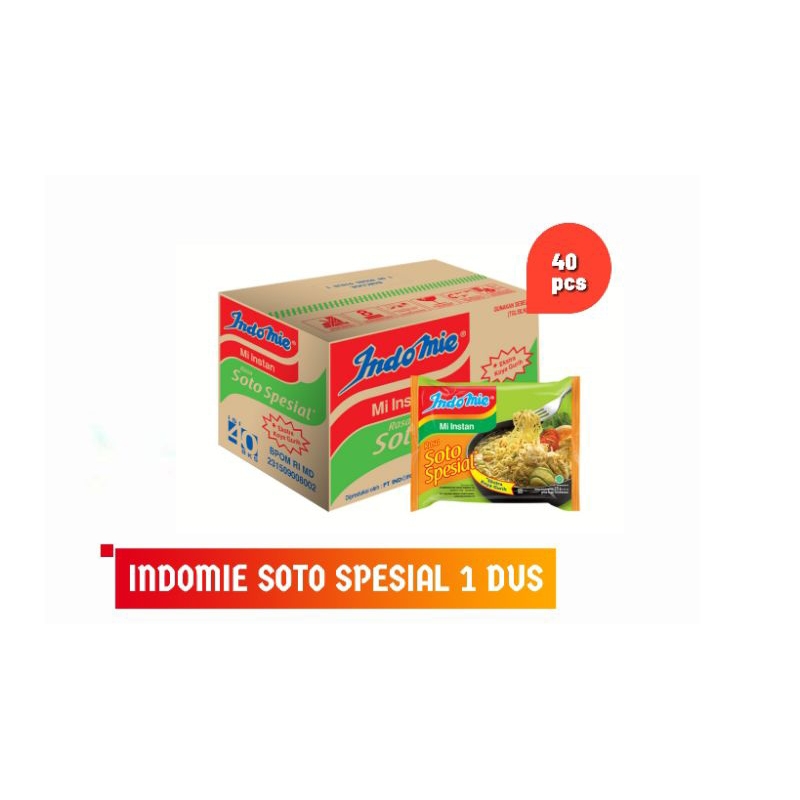 

INDOMIE SOTO SPESIAL 1 DUS 40 pcs