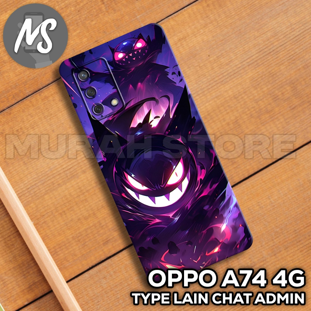 Softcase karet 0PPO A74 /MS23/motif COWOK/CEWEK/case OPPO A74 4G/casing OPPO A74 4G /silikon