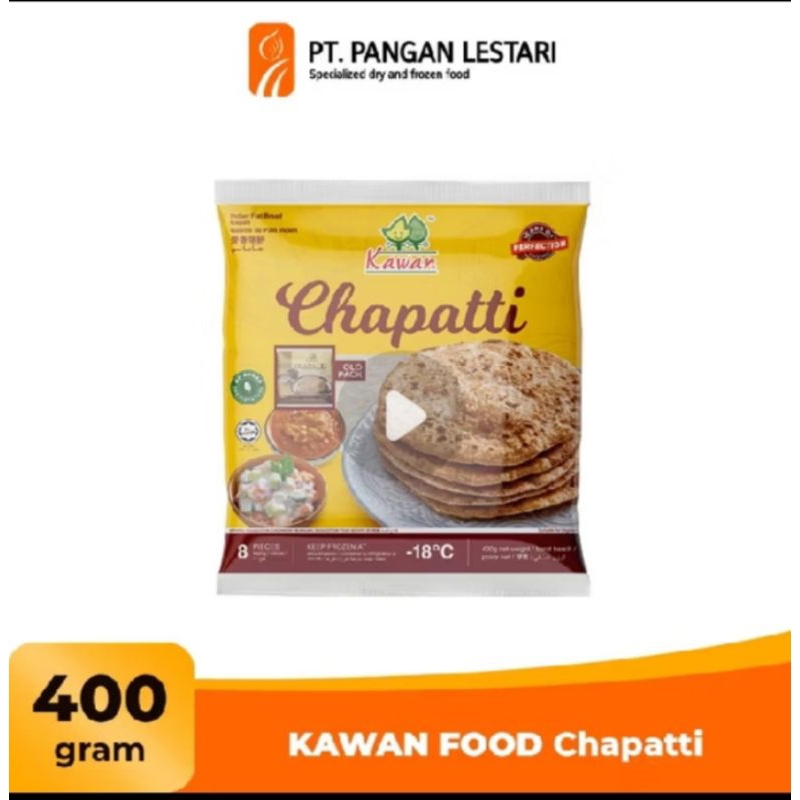 

Roti Paratha Chapatti Frozen 400gr isi 8pcs