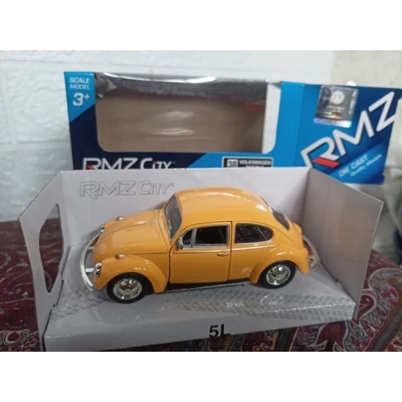 Diecast Mobil car RMZ city VW Volkswagen beatle Beetle kodok mini atur Cocok dijadikan pajangan main