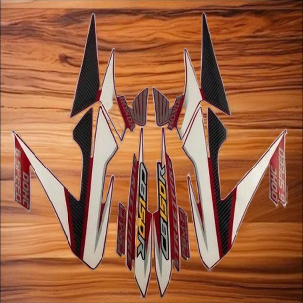 STIKER STRIPING LES LIST BODY MOTOR HONDA CB150R CB150 R CB 150 R 2014 2015 MERAH