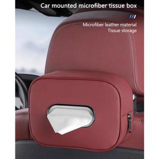tempat tissue Mobil Kulit 3in1 Headrest Armrest Visor Leather Premium 3109