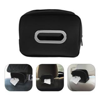 tempat tissue Mobil Kulit 3in1 Headrest Armrest Visor Leather Premium 3109