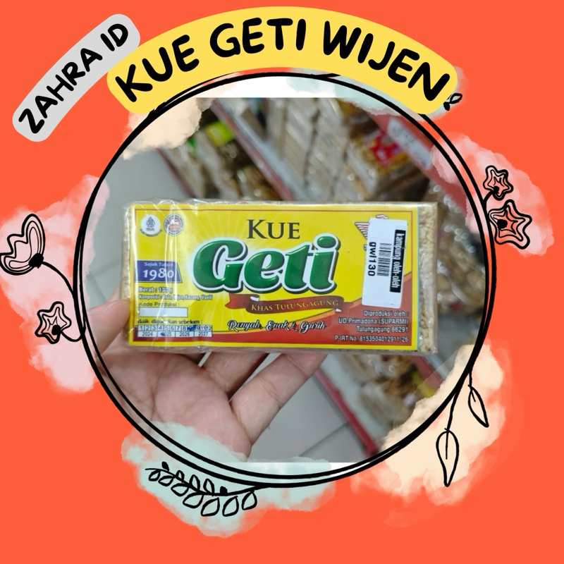 

130GR KUE GETI WIJEN KHAS TULUNGAGUNG (kemasan mini)