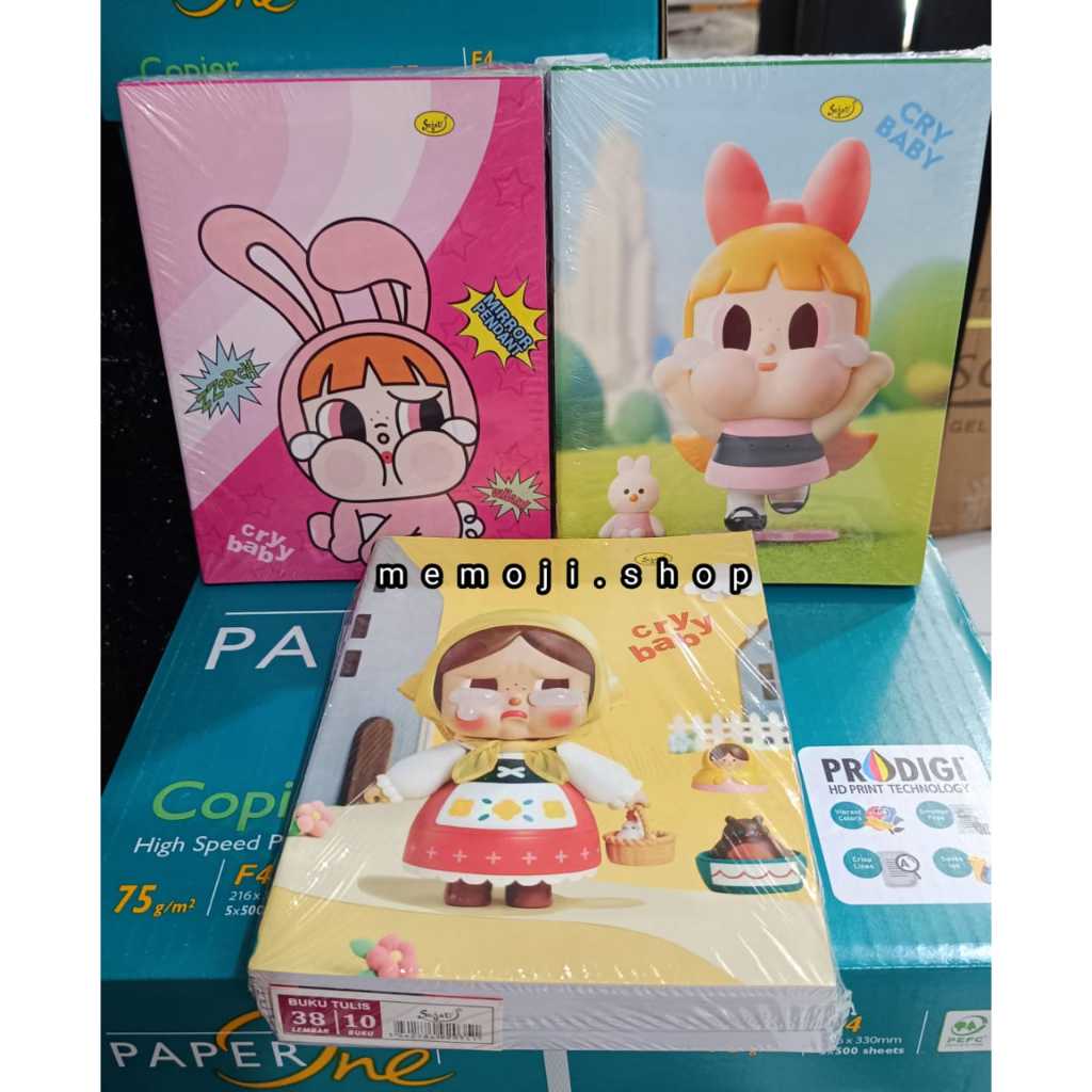 

Buku Tulis Kwarto SEJATI CRY BABY 38/58 lembar (10pc)