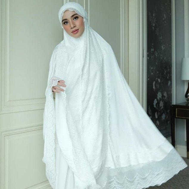 GONEGANI OFFICIAL - Mukena Motif Renda Zahra Mukena