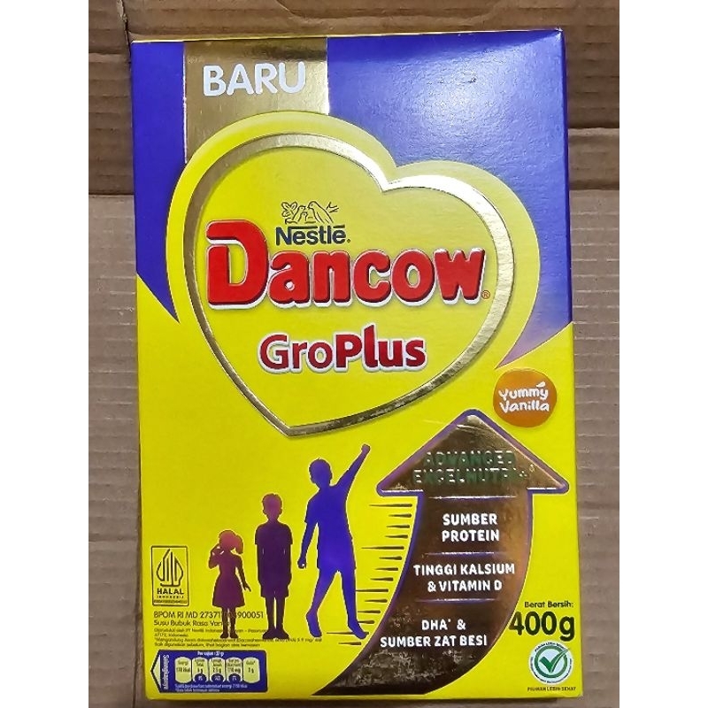 

Dancow GroPlus Vanila 400g - Susu Pertumbuhan Anak Usia 1-12 Tahun