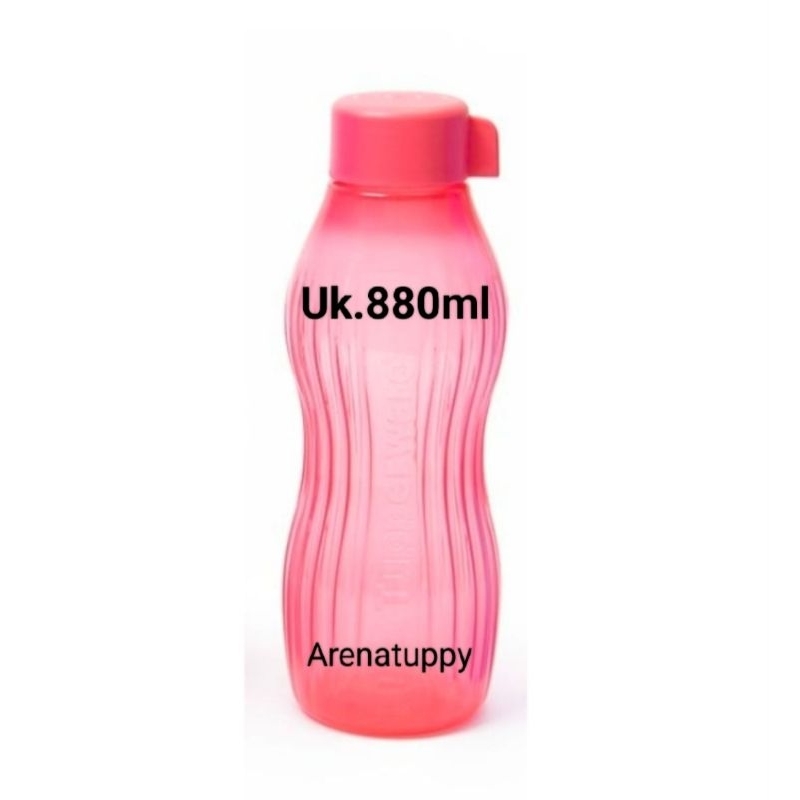 ORI TUPPERWARE EXTREME AQUA uk.880ml / Eco bottle square 500ml ulir 1pcs/kids bottle 350ml