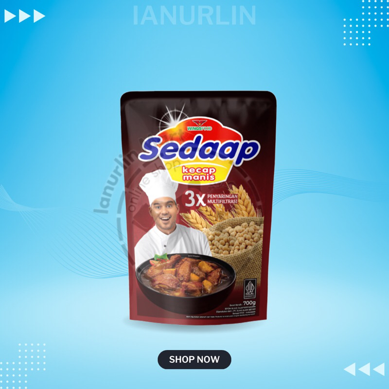 

Sedaap Kecap Manis ref 700 g - Kebutuhan Memasak - Kecap Pouch 700 g